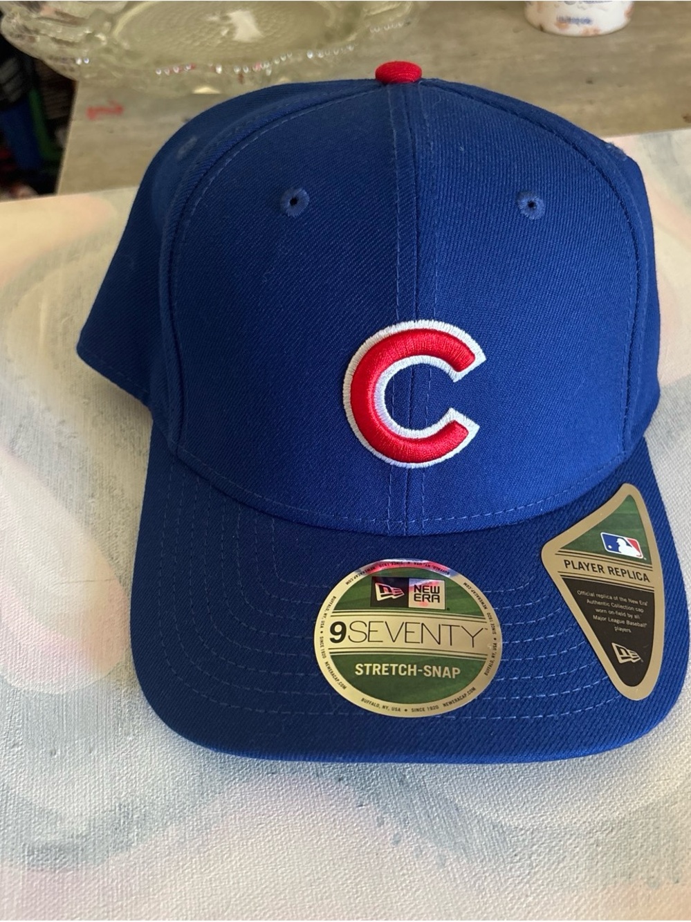 New Era Blue and Cream Cubs 9TWENTY Adjustable Cap